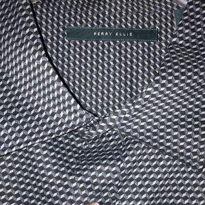 Fall Sale - Bundle 2 for $20 - PERRY ELLIS Men Button dress shirt